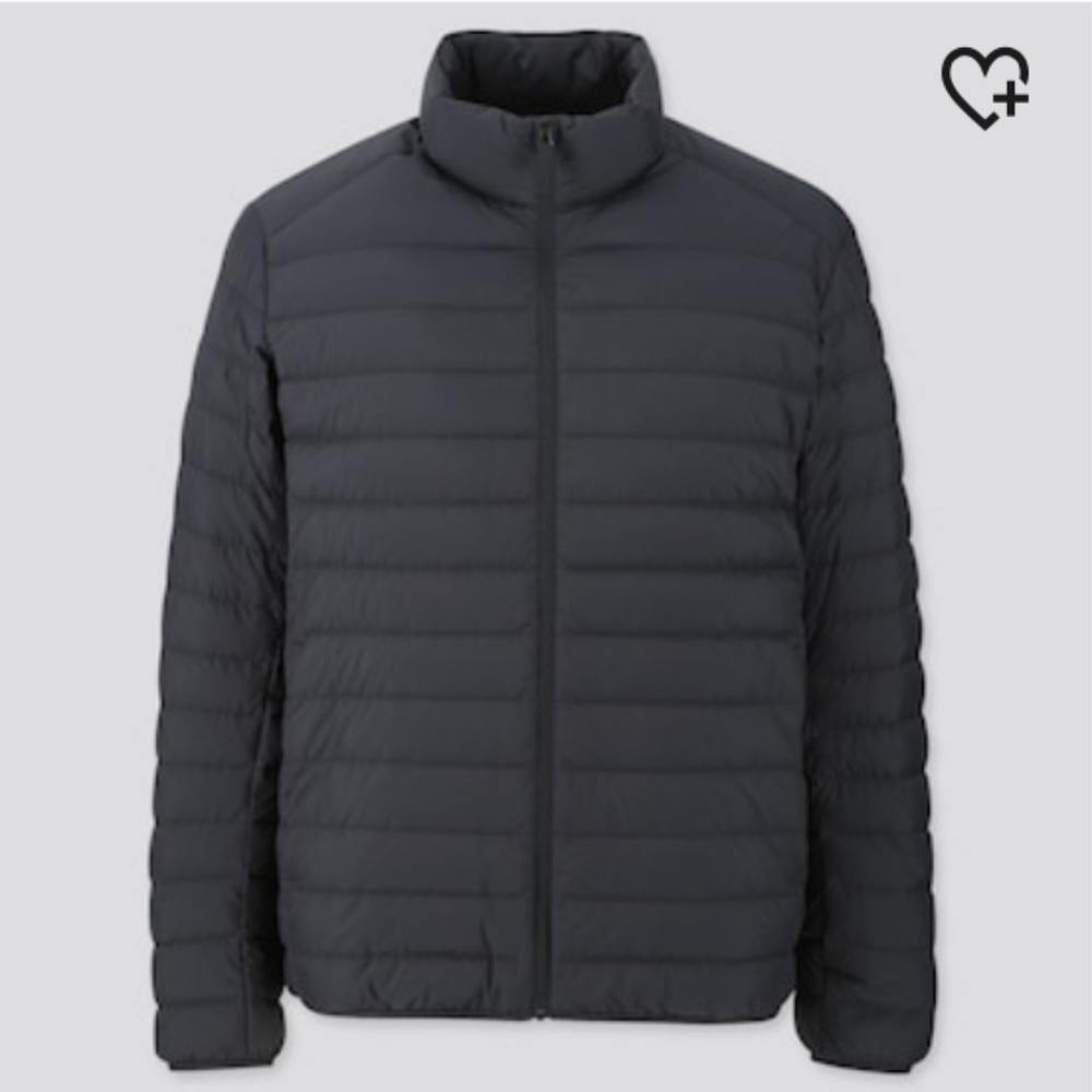 Uniqlo BLACK men’s ultra light down jacket SZ S